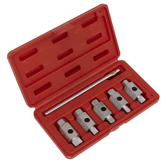 Sealey AK659 Double End Drain Key Set 6pc