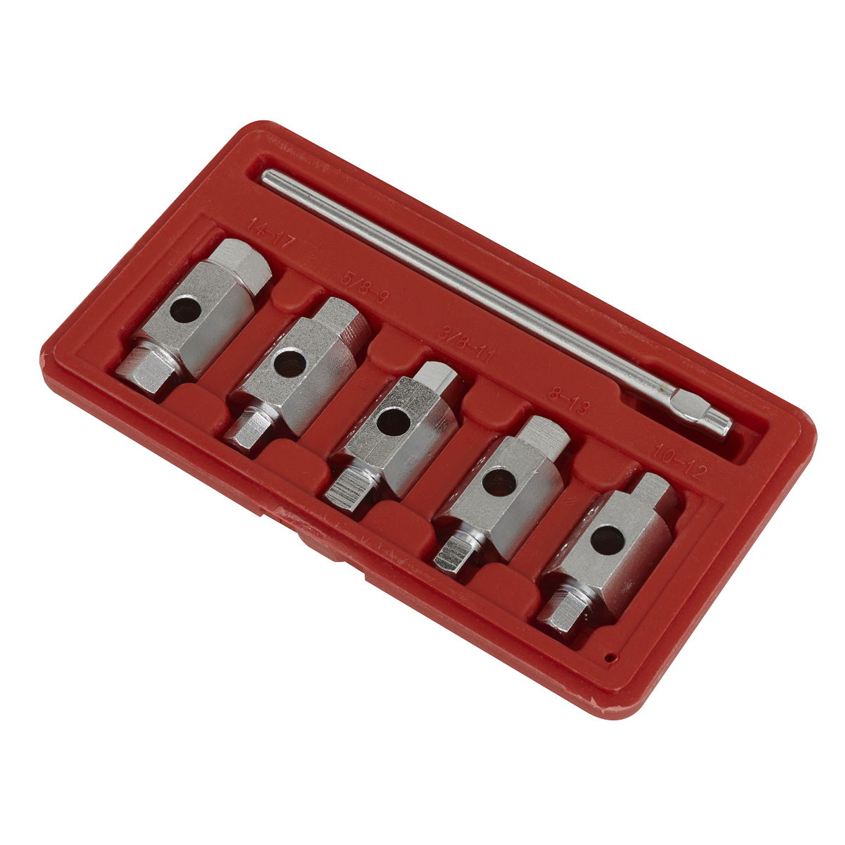 Sealey AK659 Double End Drain Key Set 6pc