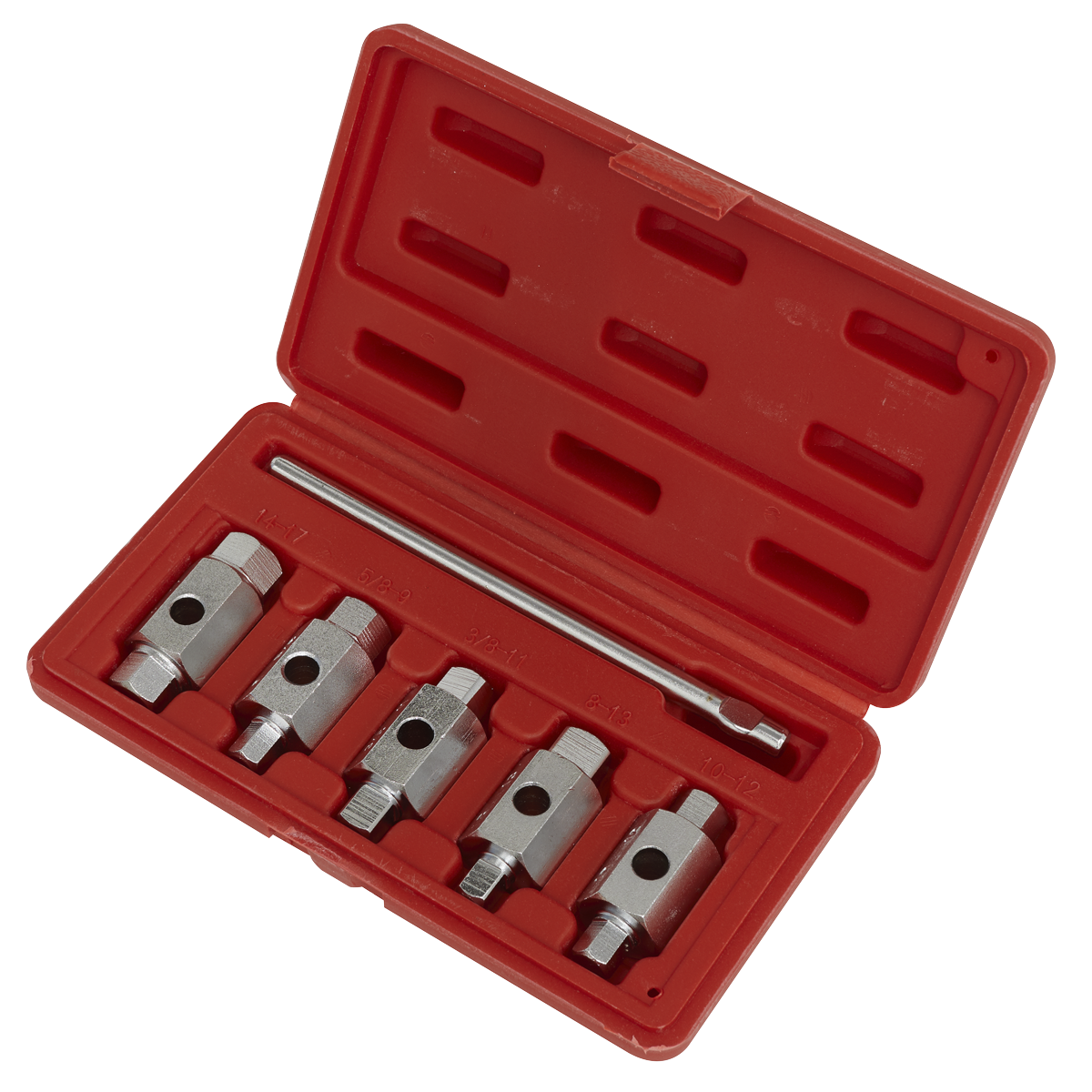 Sealey AK659 Double End Drain Key Set 6pc