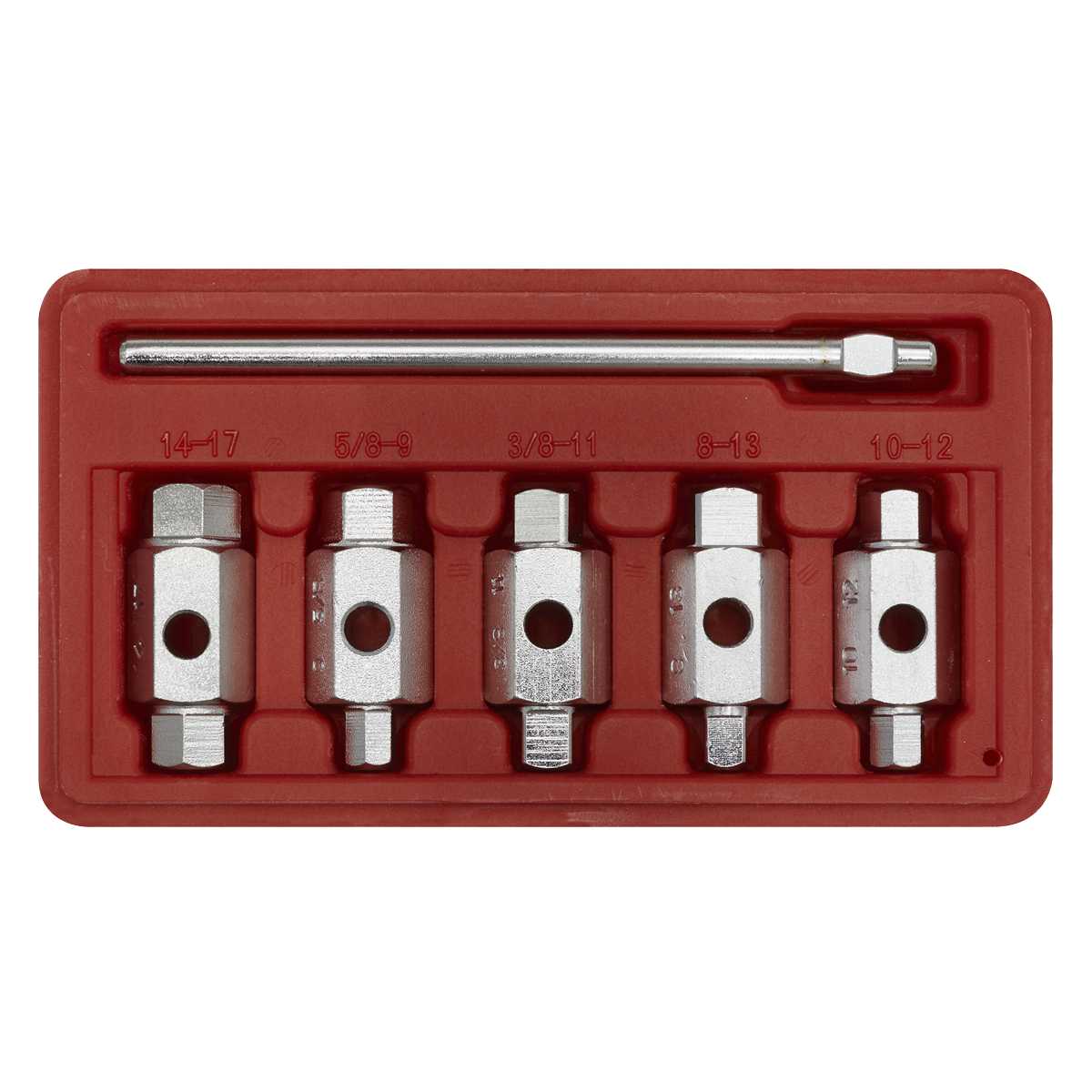 Sealey AK659 Double End Drain Key Set 6pc