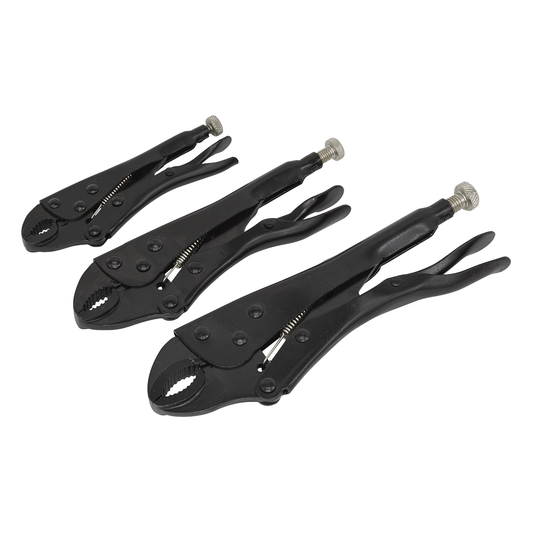 Sealey AK668 Locking Pliers Set 3pc