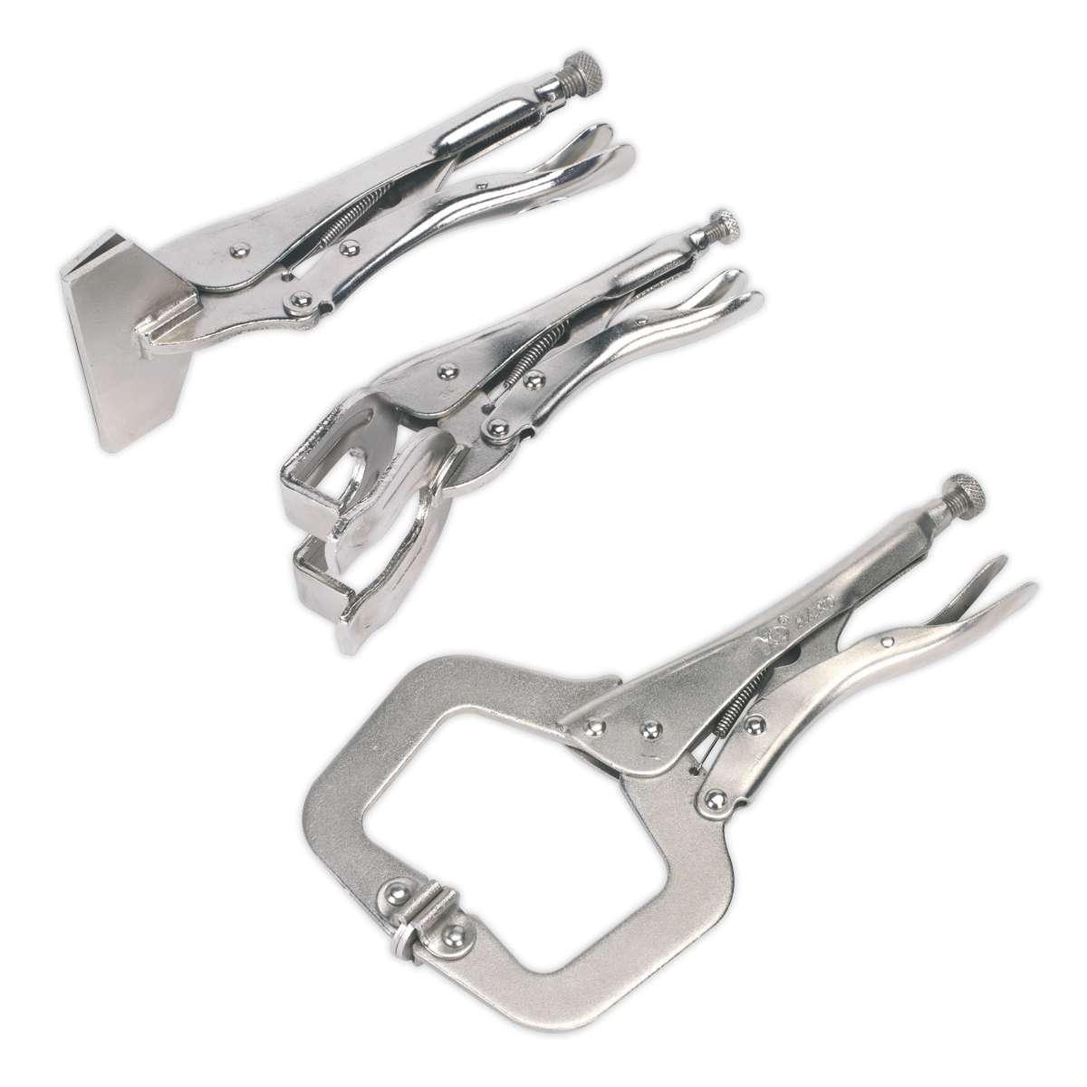 Sealey AK67 Premier C-Clamp & Welding Clamp Set 3pc