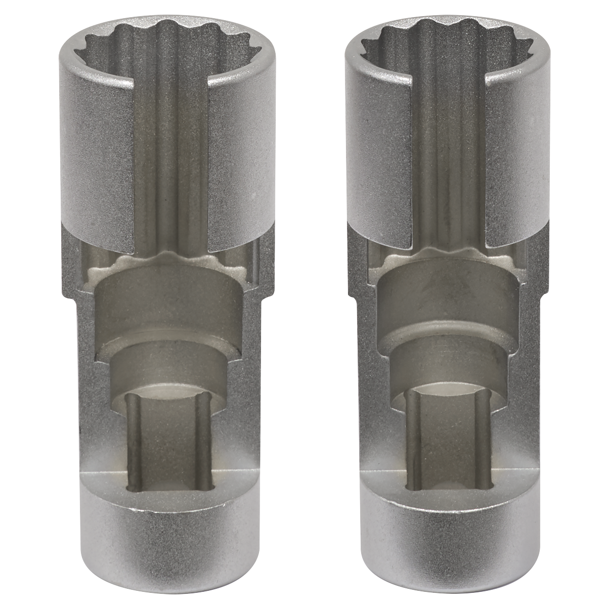 Sealey AK6902 Slim Profile Diesel Piezo Injector Pipe Sockets 3/8"Sq Drive 17 & 18mm 2pc