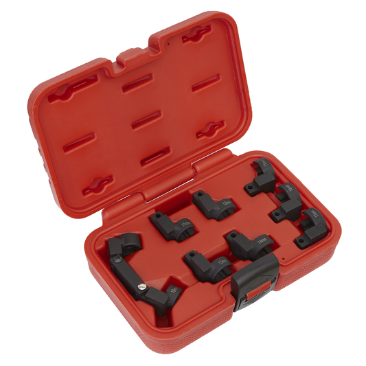 Sealey AK6985 Injector Pipe Socket Set 3/8"Sq Drive 9pc
