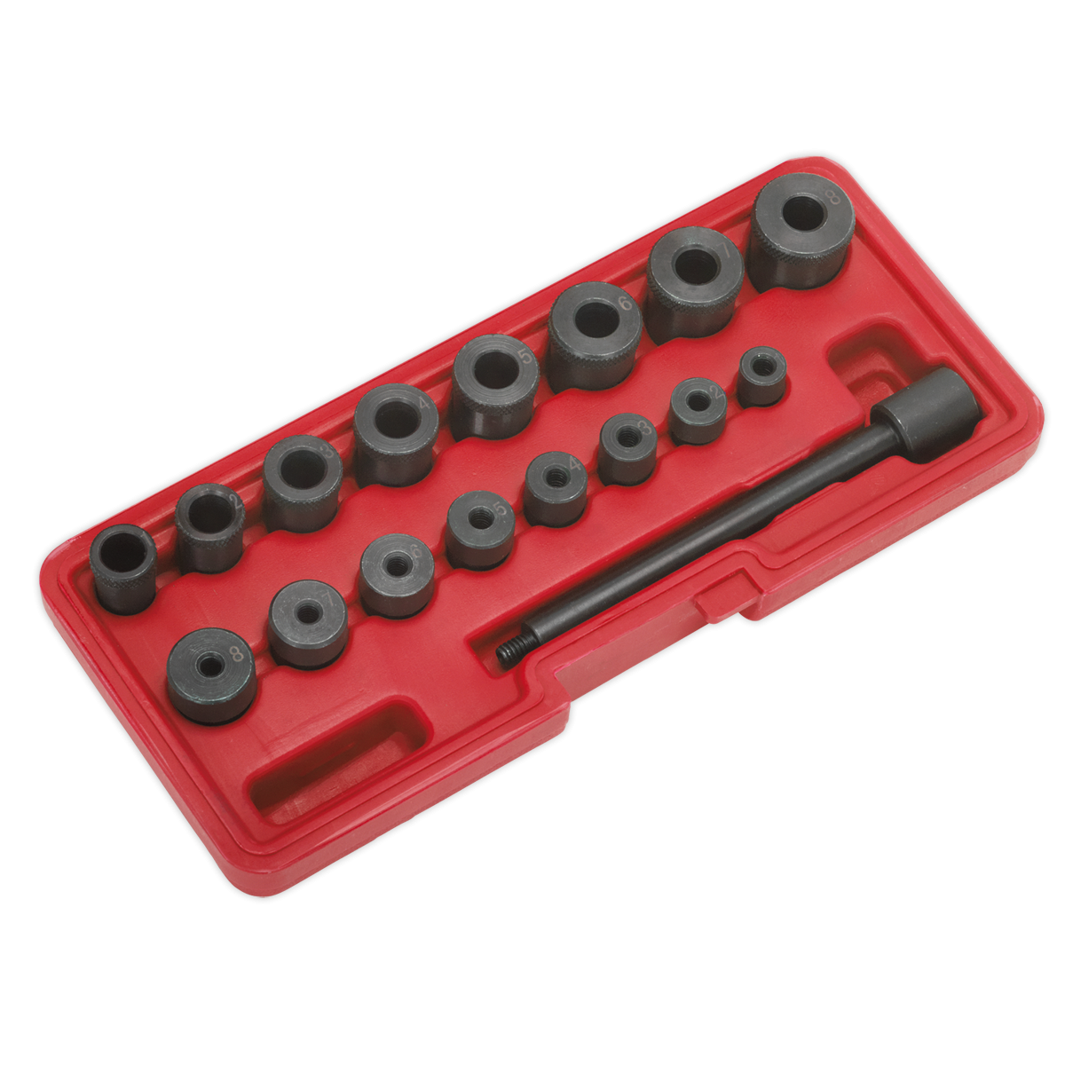 Sealey AK710 Universal Clutch Aligning Tool Set 17pc