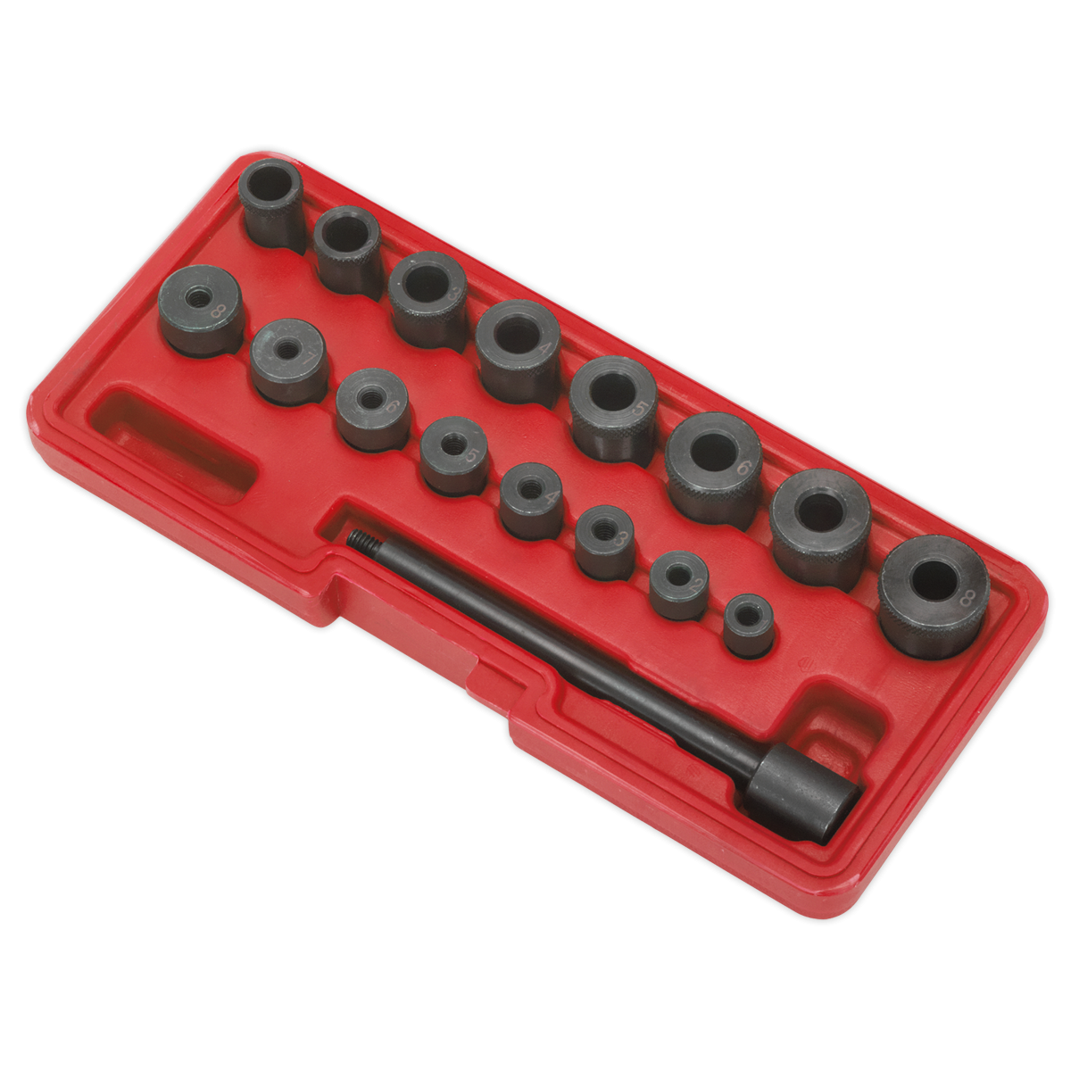 Sealey AK710 Universal Clutch Aligning Tool Set 17pc