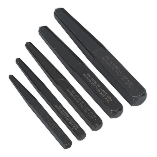 Sealey AK719 Square Type Screw Extractor Set 5pc