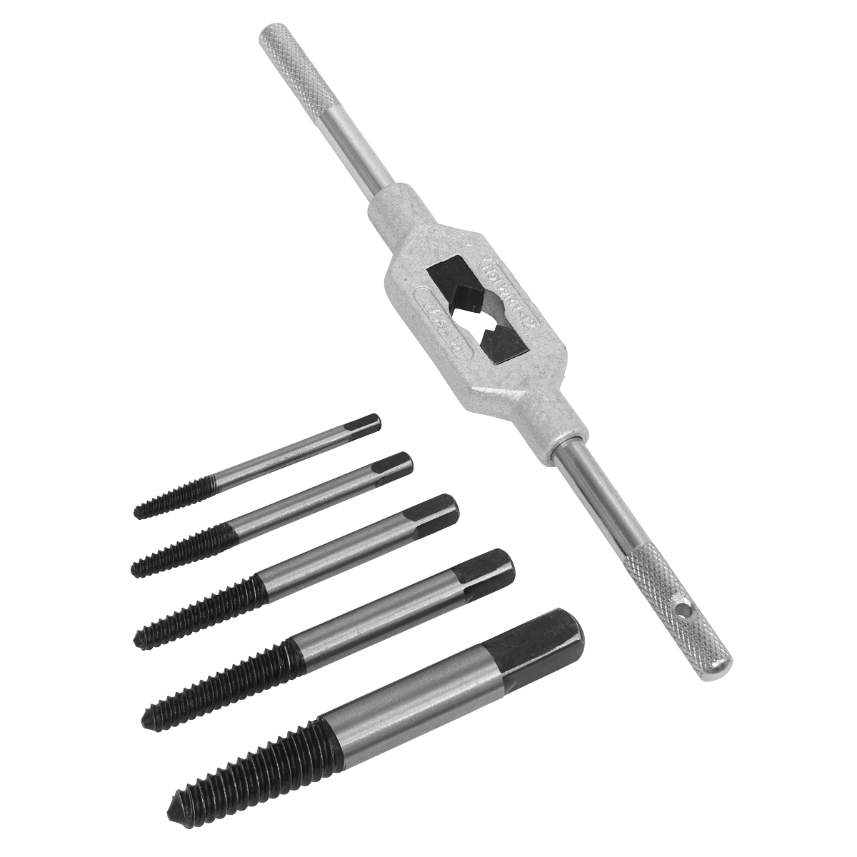 Sealey AK721 Helix Type Screw Extractor Set with Wrench 6pc
