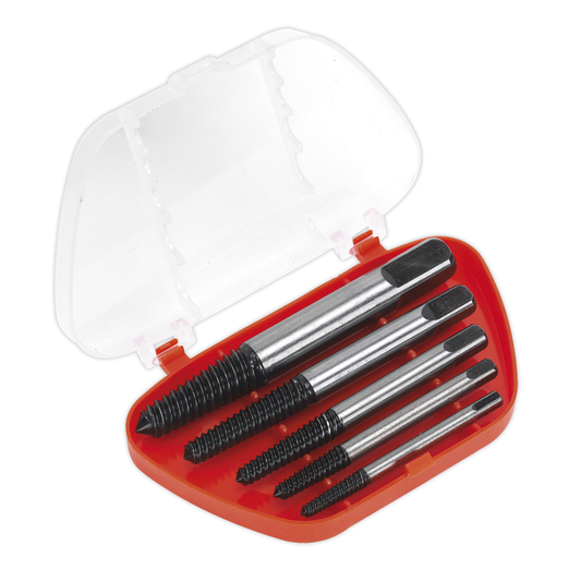 Sealey AK722 Helix Type Screw Extractor Set 5pc