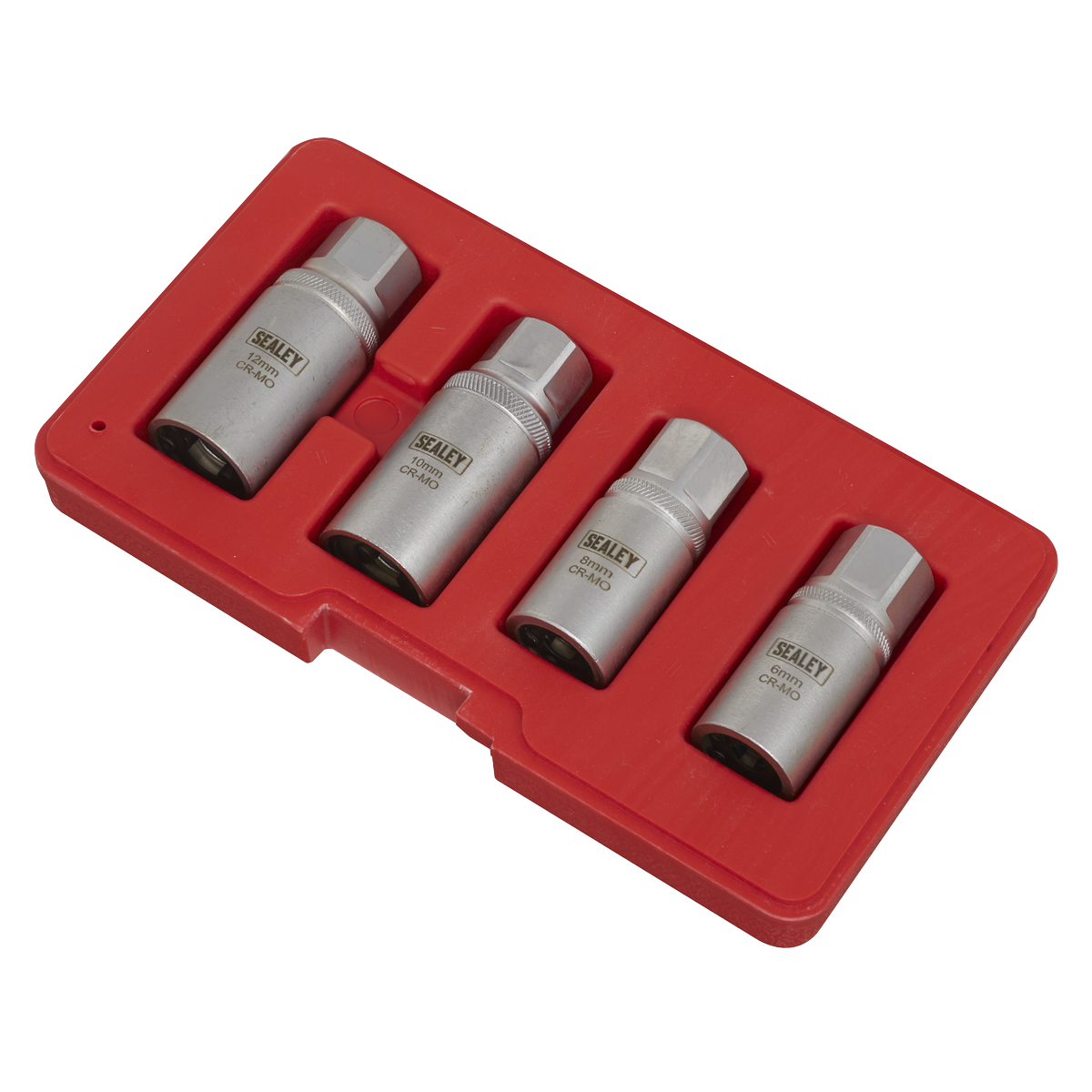 Sealey AK723 Metric Stud Extractor Set 1/2"Sq Drive 4pc