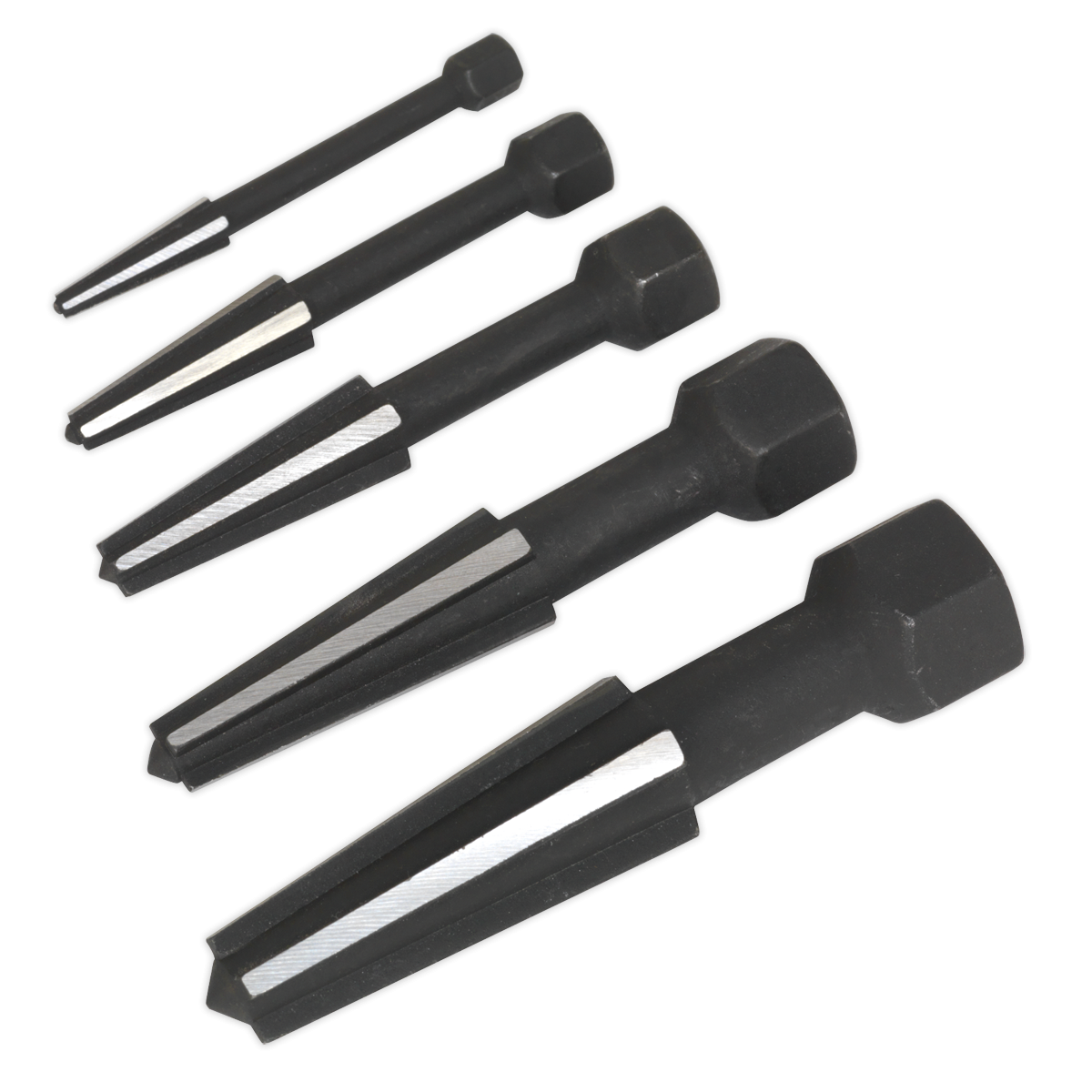 Sealey AK752 Double Edge Screw Extractor Set 5pc