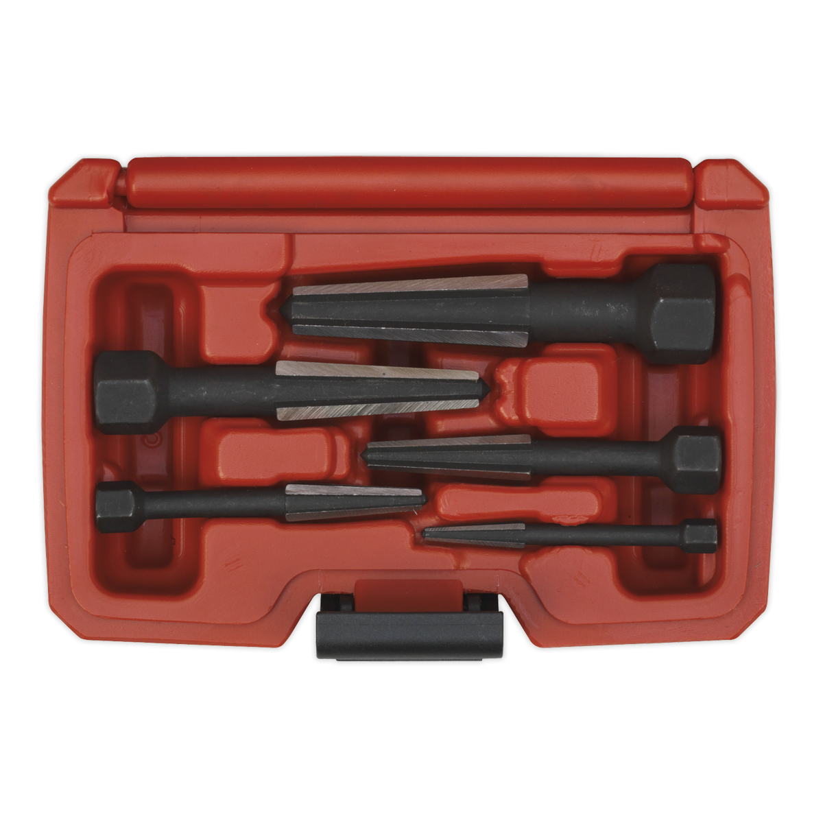 Sealey AK752 Double Edge Screw Extractor Set 5pc