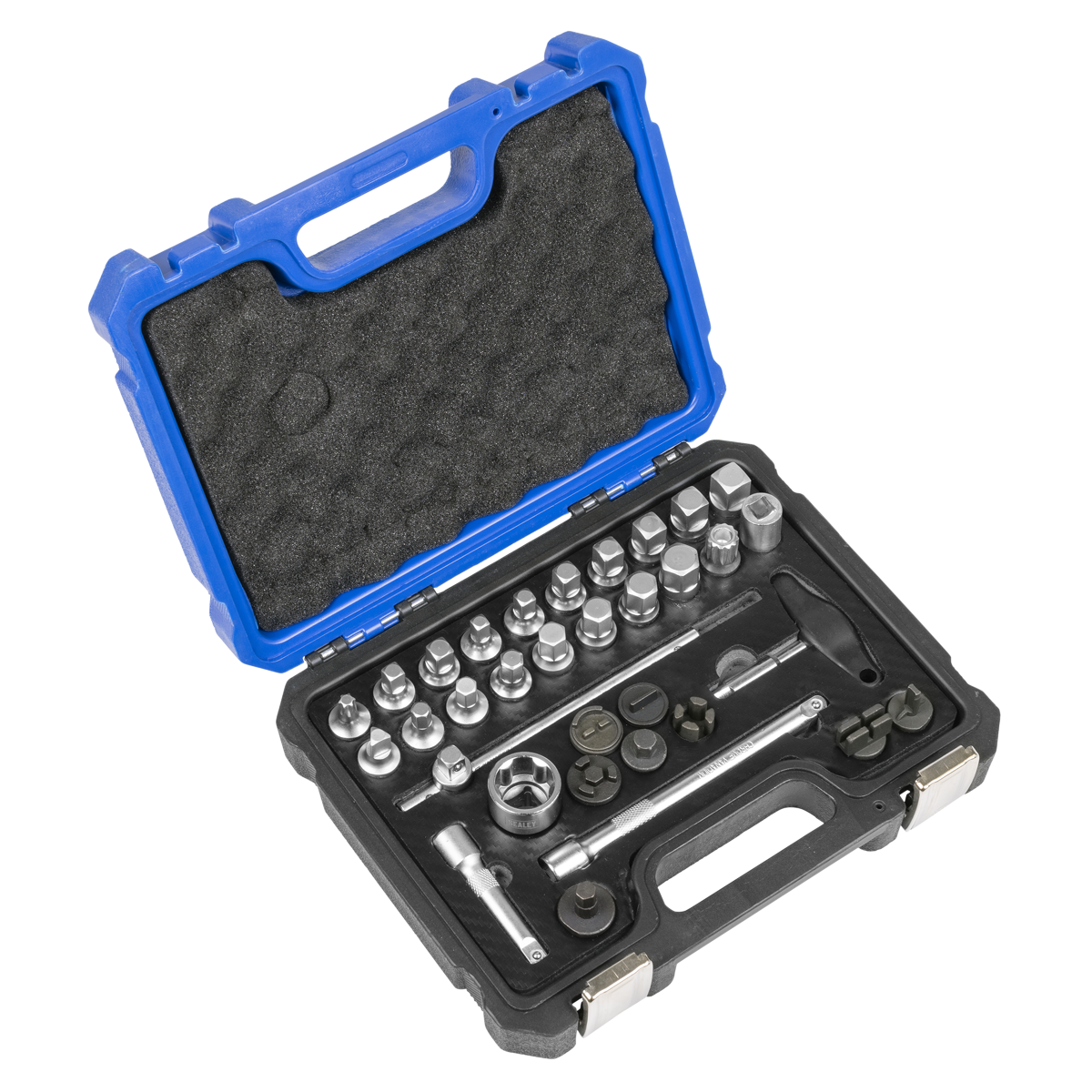 Sealey AK758 Master Oil Drain Plug Removal Kit 33pc