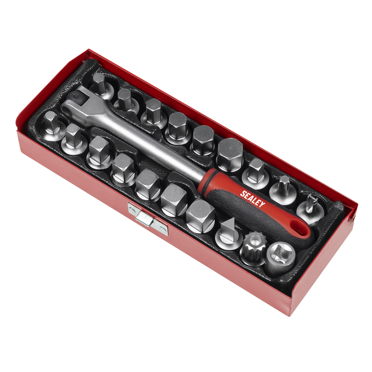 Sealey AK759 Oil Drain Plug Key Set 3/8"Sq Drive 20pc