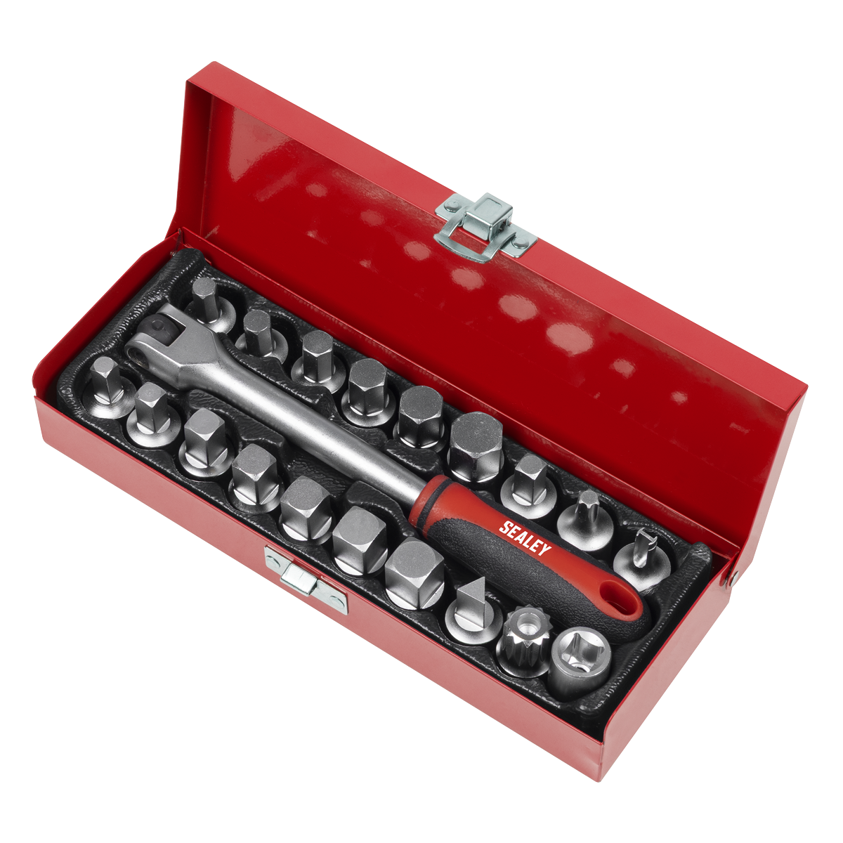 Sealey AK759 Oil Drain Plug Key Set 3/8"Sq Drive 20pc