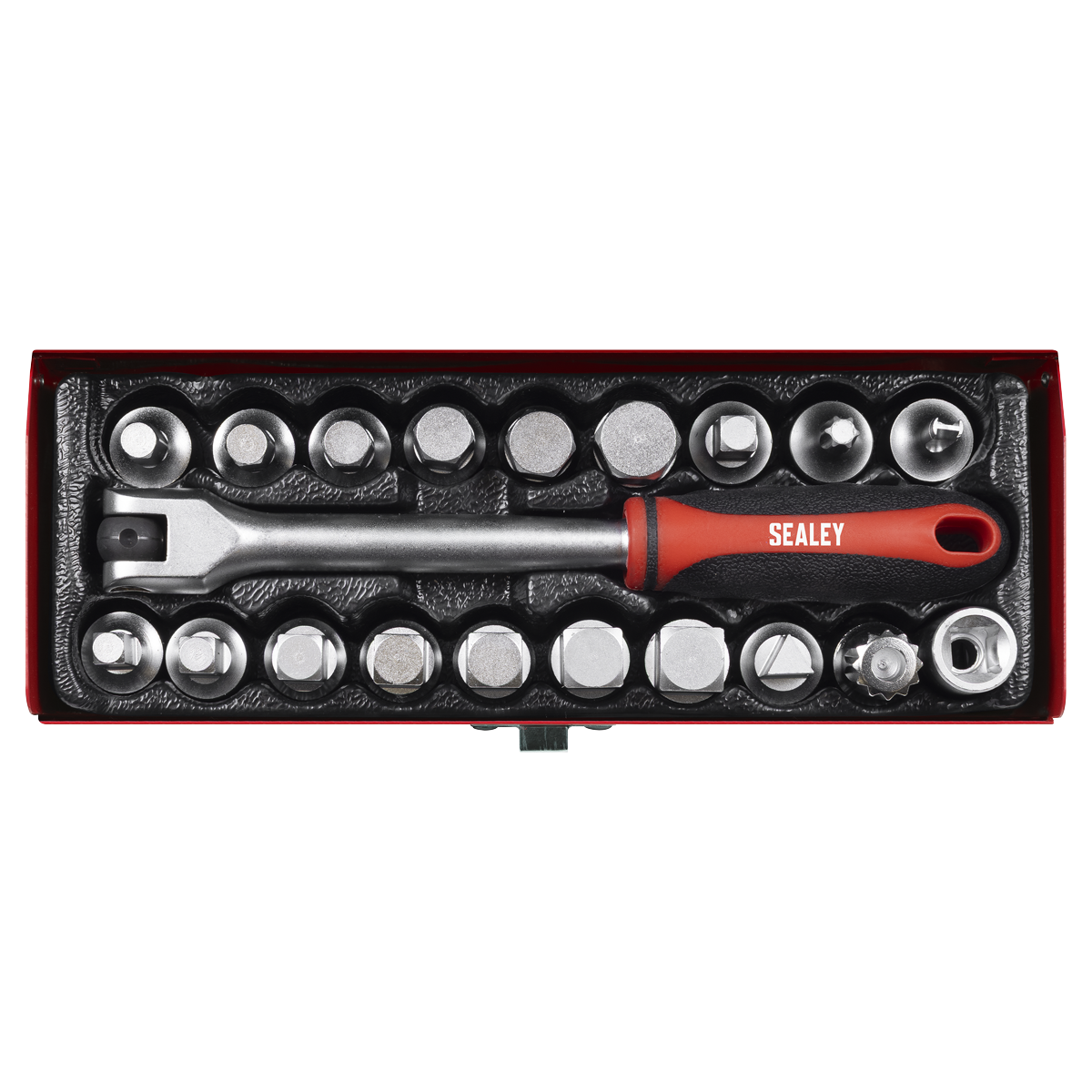 Sealey AK759 Oil Drain Plug Key Set 3/8"Sq Drive 20pc
