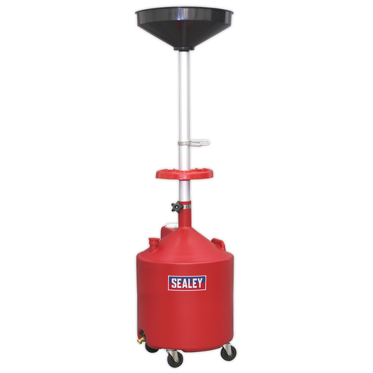 Sealey AK80D Gravity Discharge Mobile Oil Drainer 80L