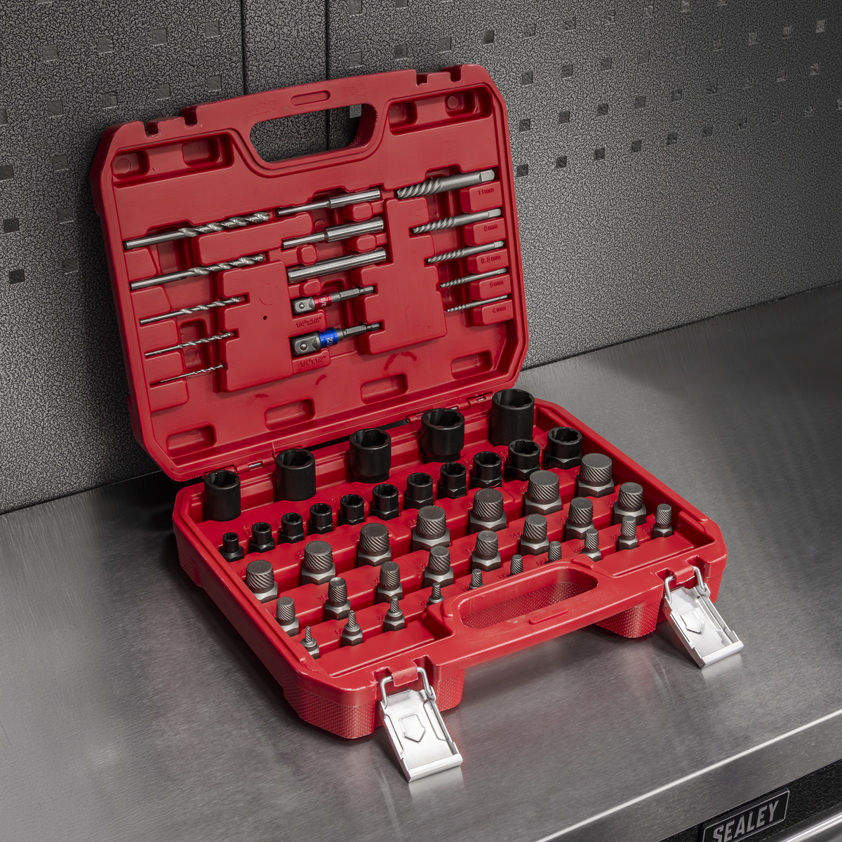 Sealey AK8156 Master Nut, Bolt & Screw Extractor Set 56pc