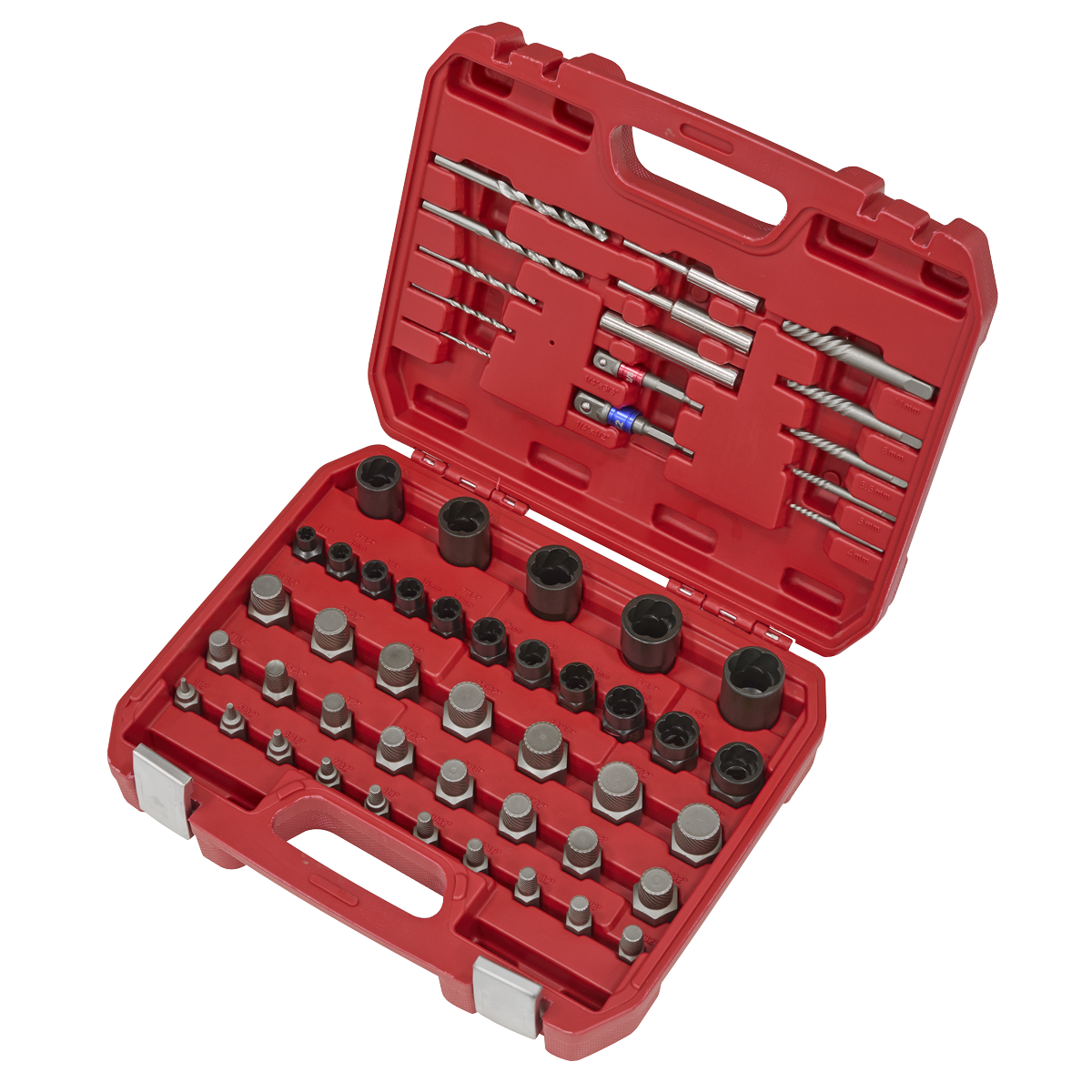 Sealey AK8156 Master Nut, Bolt & Screw Extractor Set 56pc