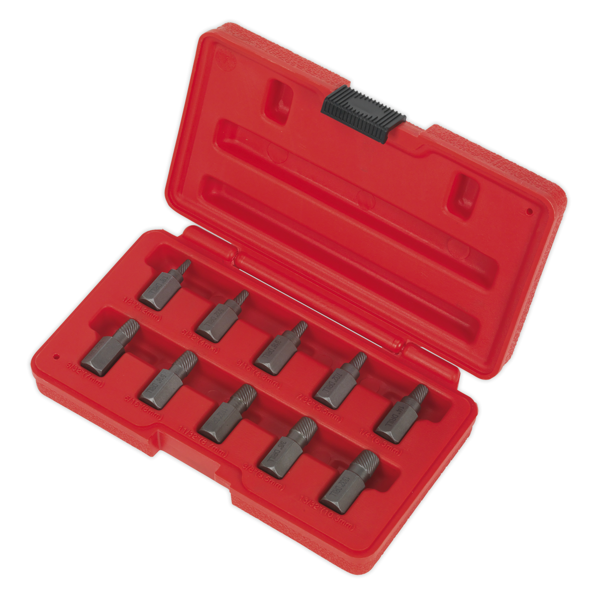 Sealey AK8181 Multi-Spline Screw Extractor Set 10pc