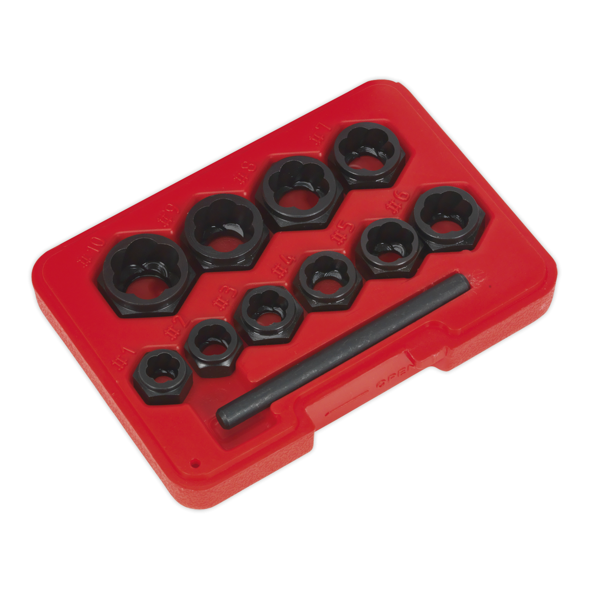 Sealey AK8183 Spanner Type Bolt Extractor Set 11pc
