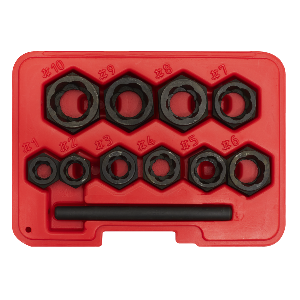 Sealey AK8183 Spanner Type Bolt Extractor Set 11pc