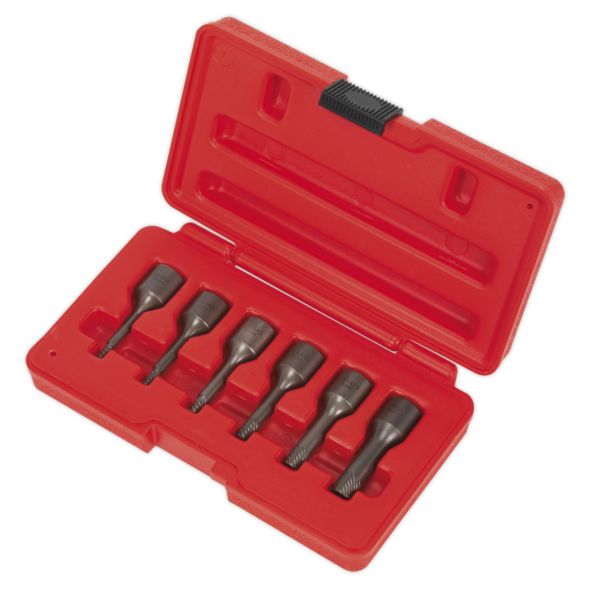 Sealey AK8185 Screw Extractor Set 3/8"Sq Drive 6pc
