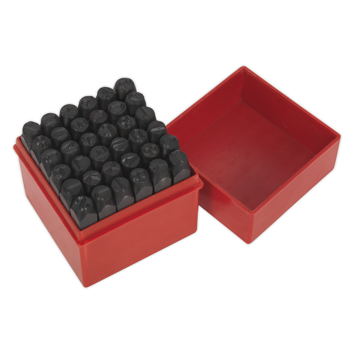 Sealey AK8297 Letter & Number Punch Set 8mm 36pc