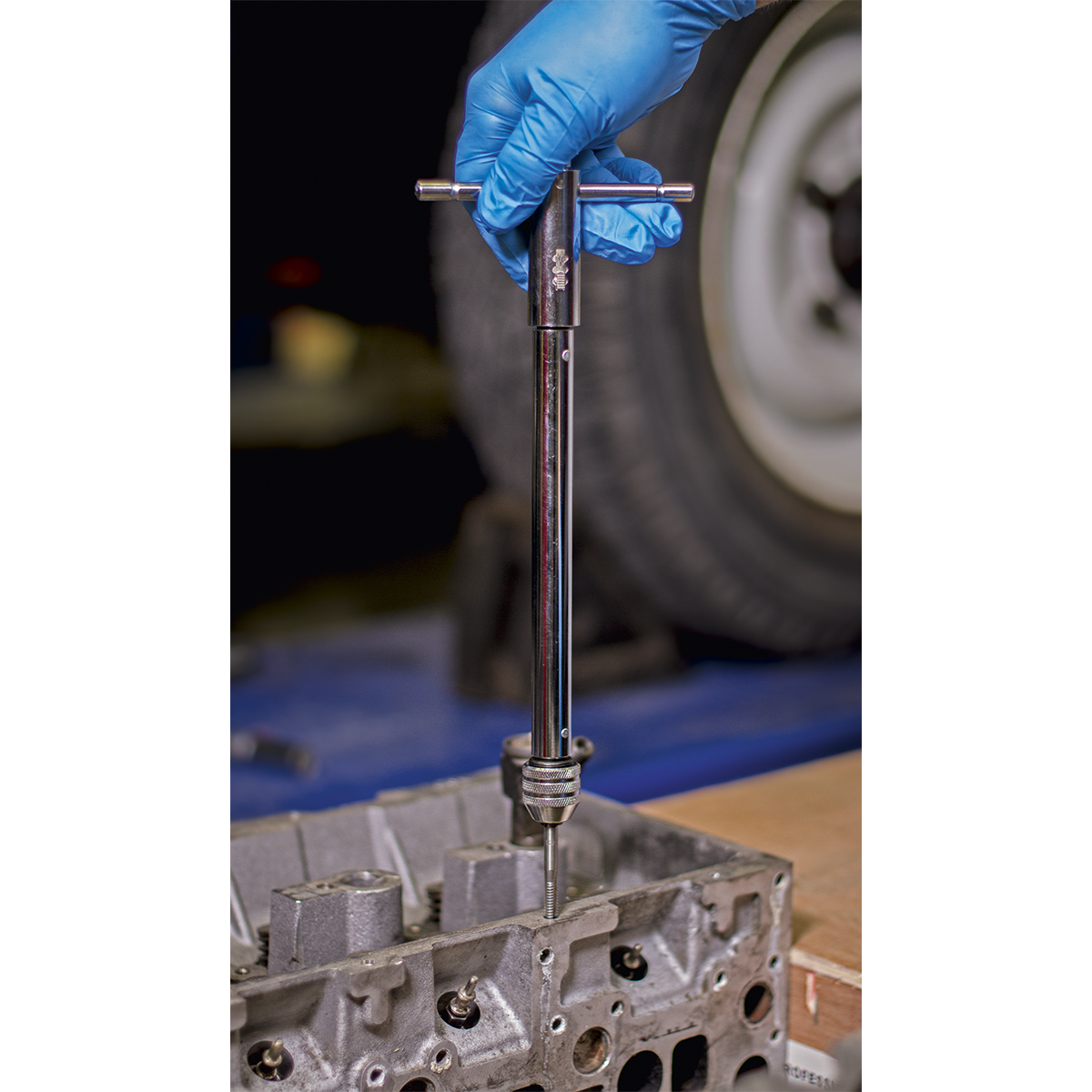Sealey AK879WL Ratchet Long Handle Tap Wrench M5-M12