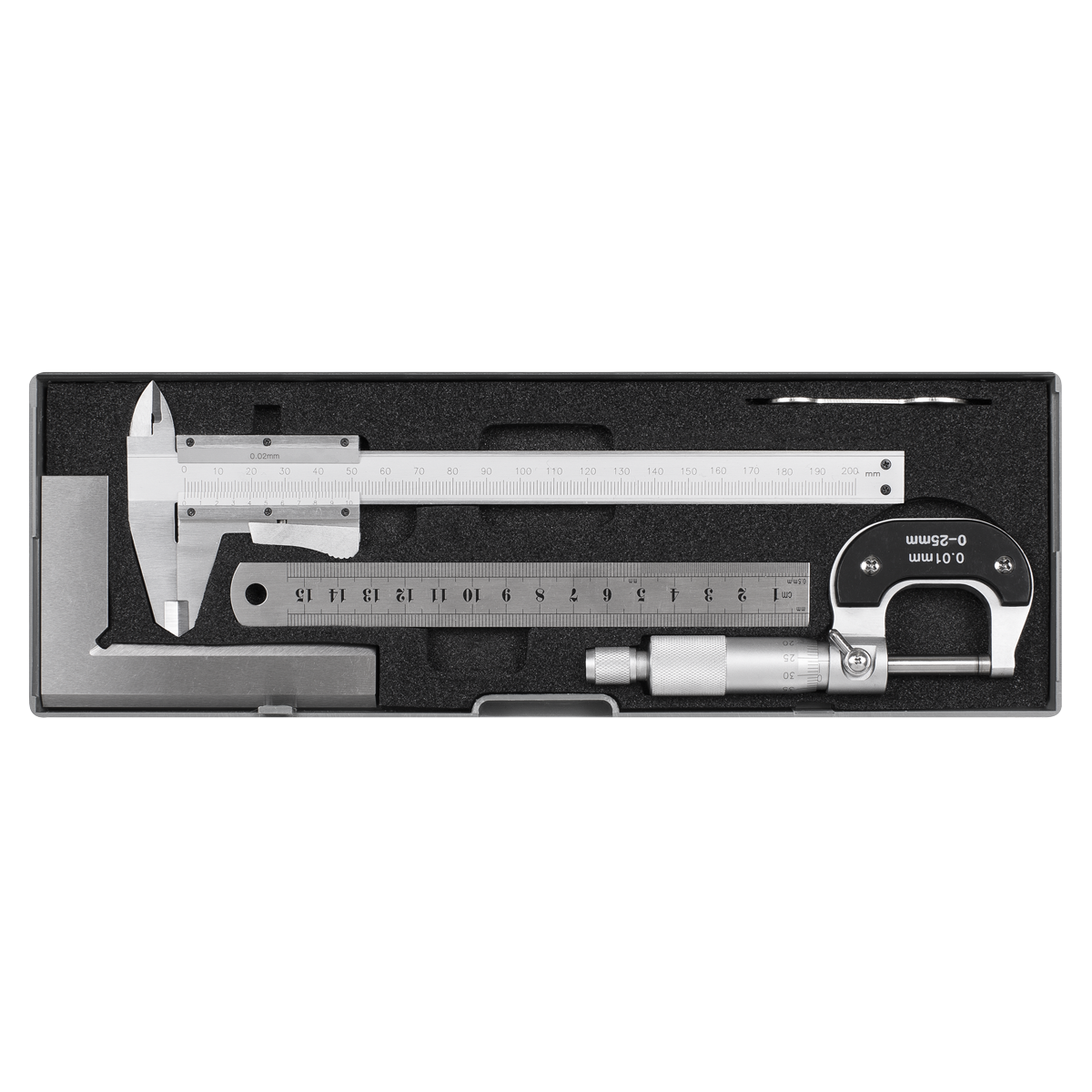 Sealey AK91SET Measuring Tool Set 4pc