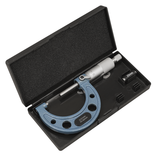 Sealey AK9632M External Micrometer 25-50mm
