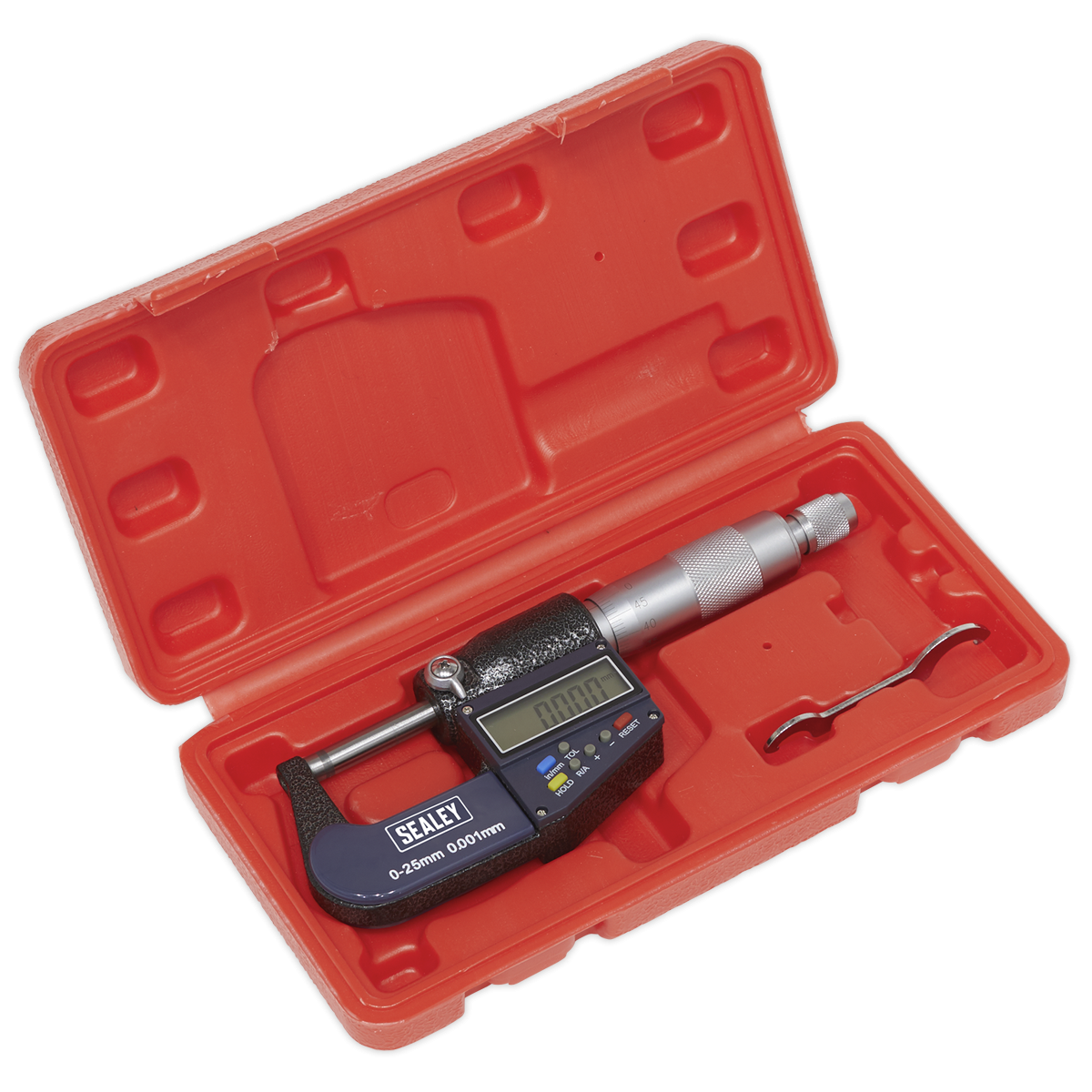 Sealey AK9635D Digital External Micrometer 0-25mm(0-1")