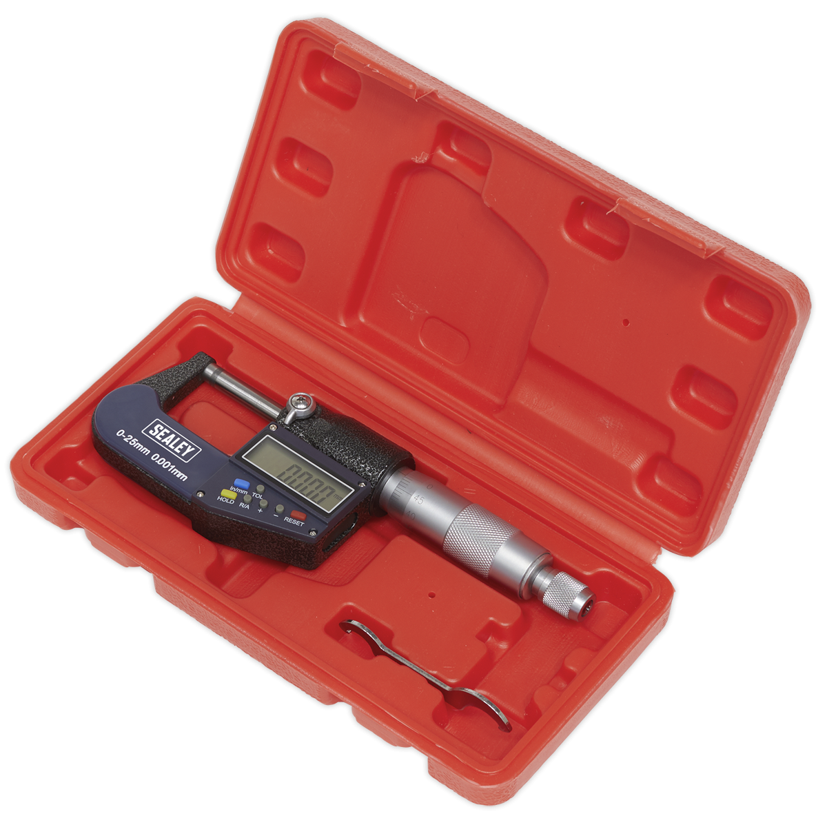 Sealey AK9635D Digital External Micrometer 0-25mm(0-1")