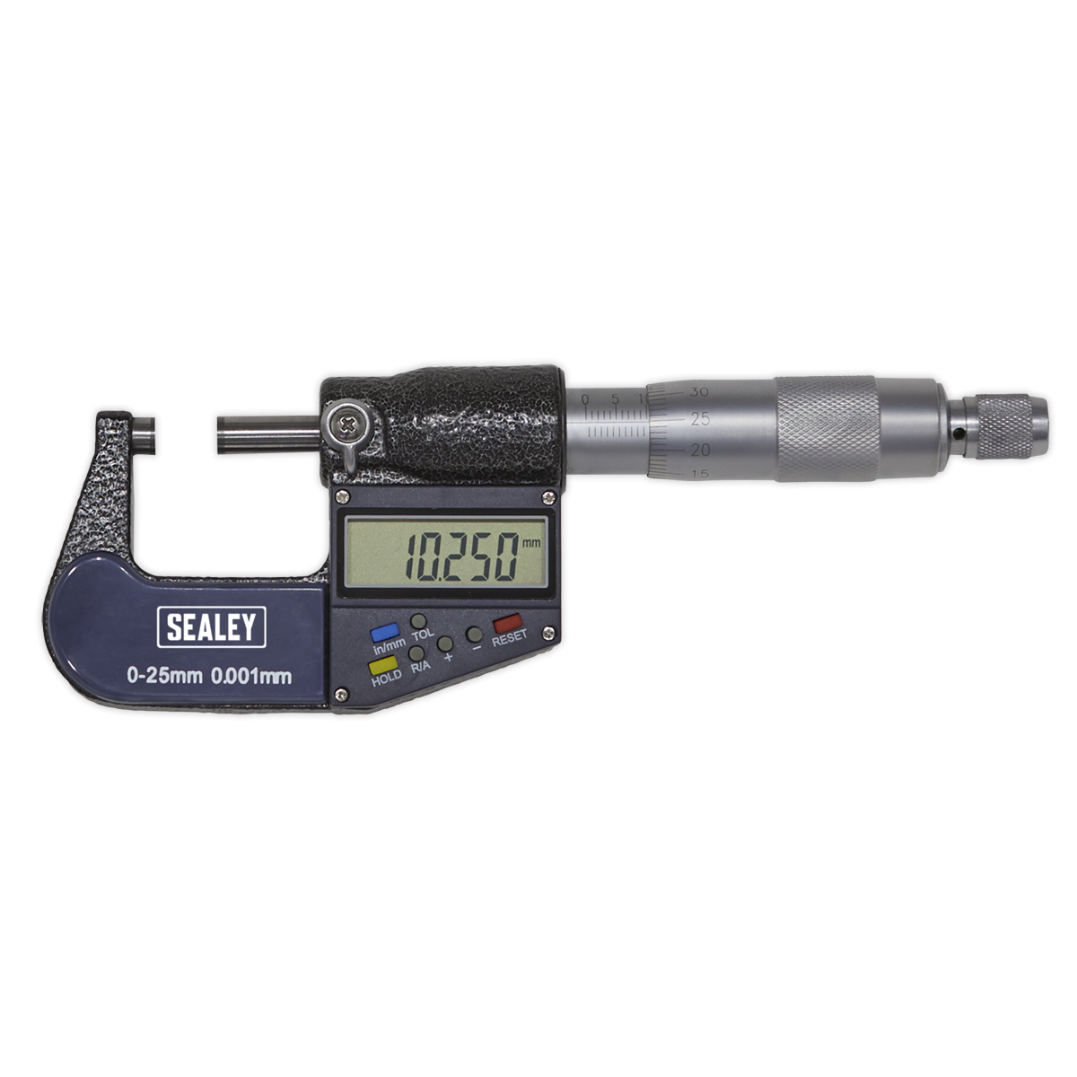 Sealey AK9635D Digital External Micrometer 0-25mm(0-1")