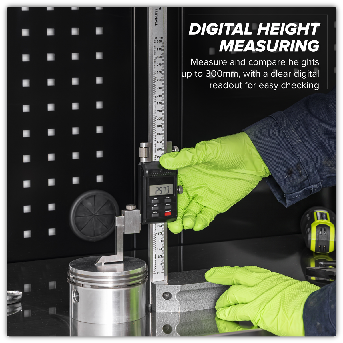 Sealey AK9636D Digital Height Gauge 0-300mm(0-12")