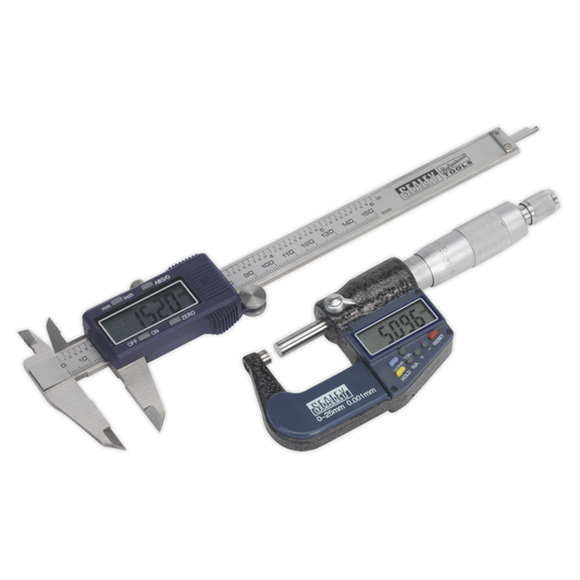 Sealey AK9637D Digital Measuring Set 2pc