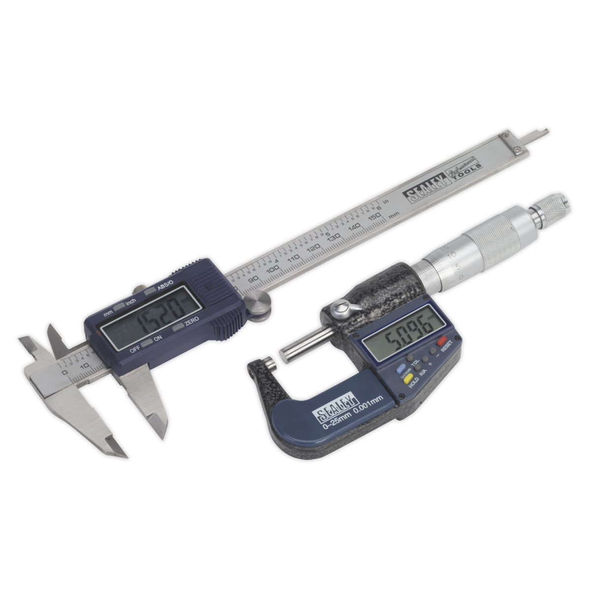 Sealey AK9637D Digital Measuring Set 2pc