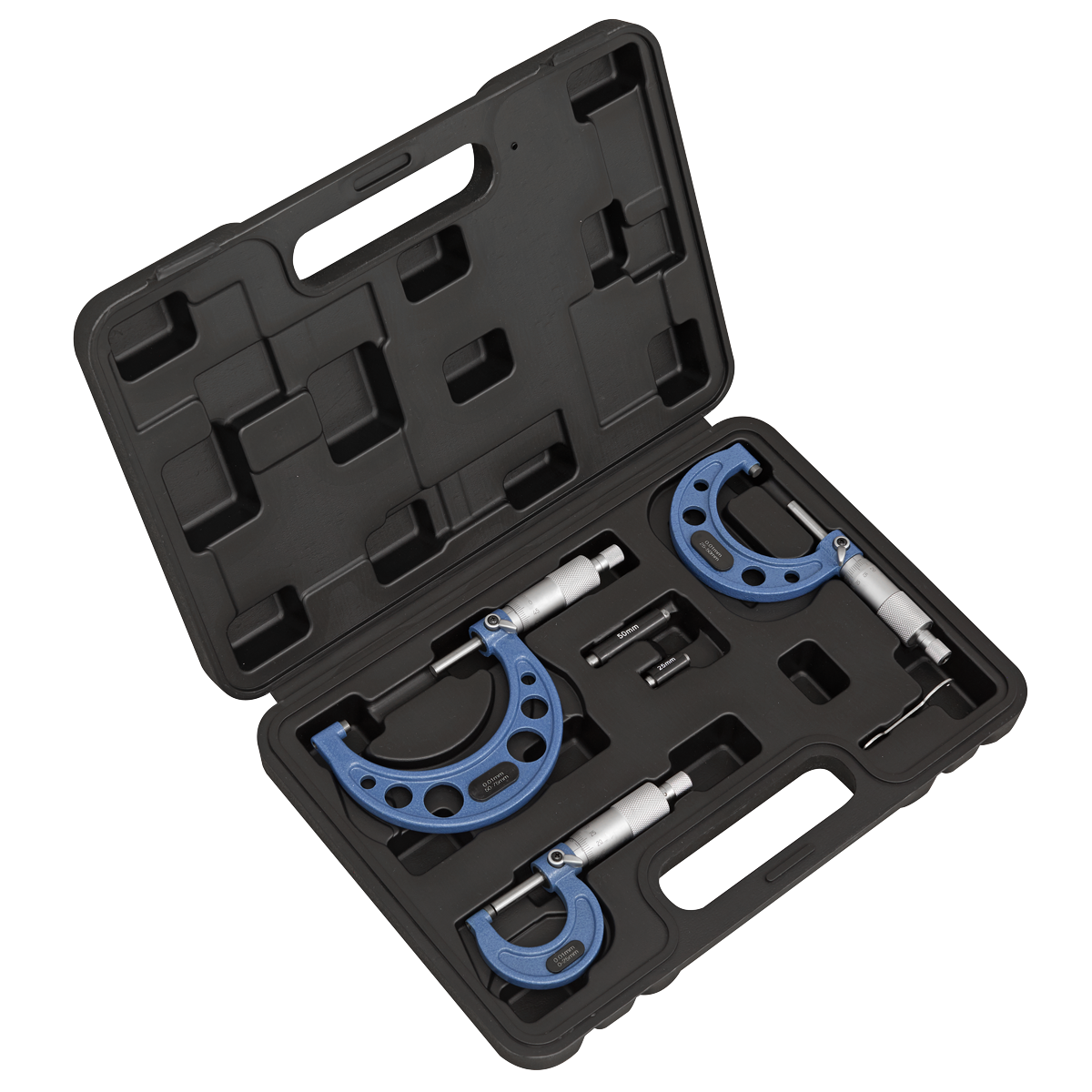 Sealey AK9651M External Micrometer Set 3pc
