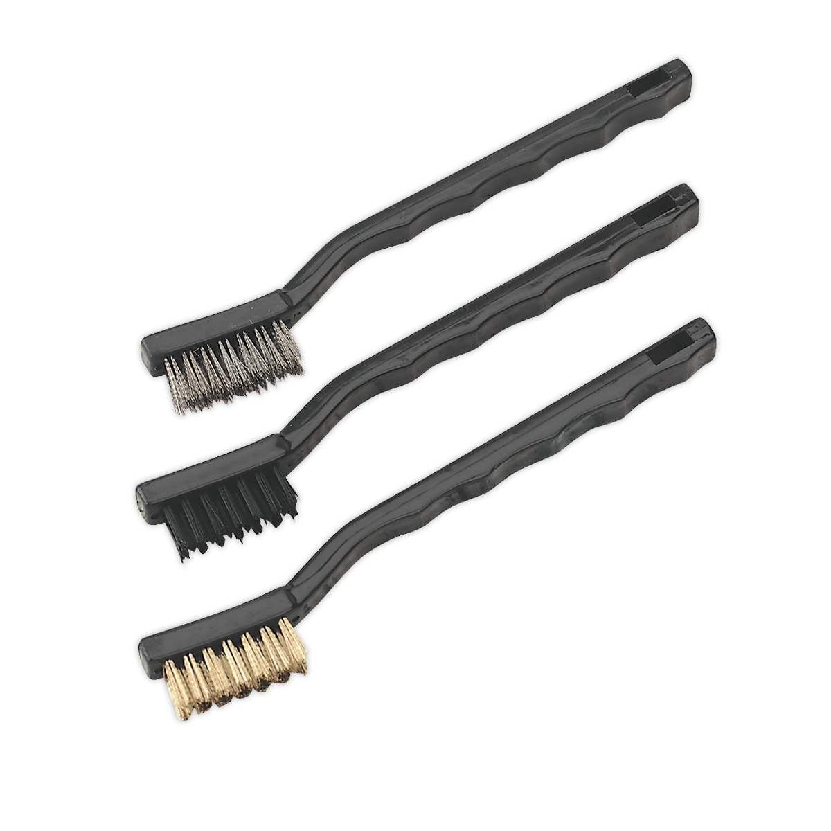 Sealey AK9791 Miniature Wire Brush Set 3pc