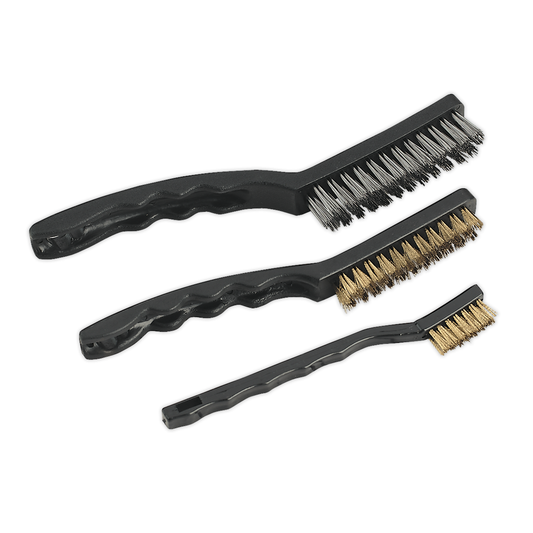 Sealey AK9801 Auto Engineer's Wire Brush Set 3pc