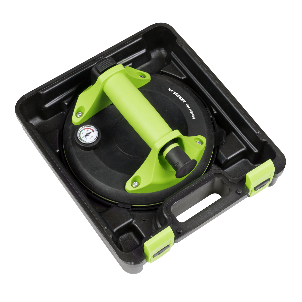 Sealey AK9894 Heavy Lift Suction Cup with Vacuum Grip Pressure Gauge