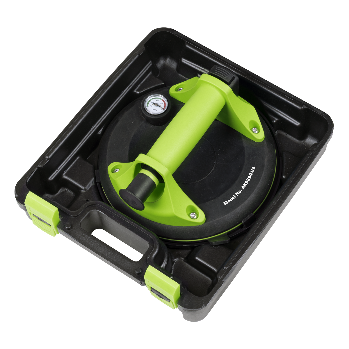 Sealey AK9894 Heavy Lift Suction Cup with Vacuum Grip Pressure Gauge