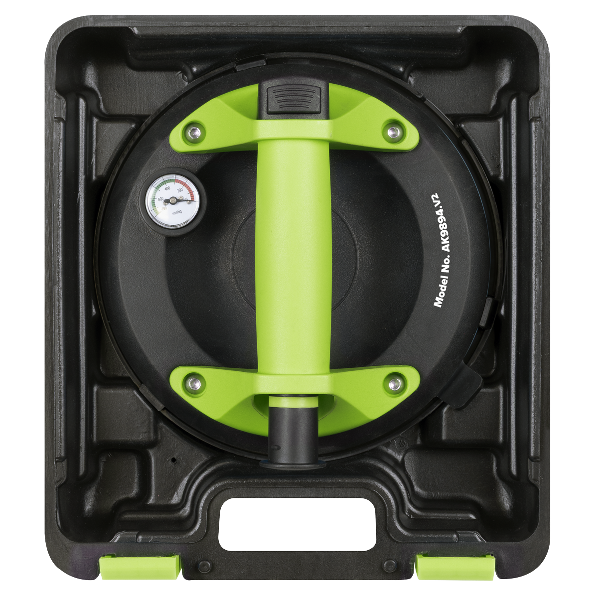 Sealey AK9894 Heavy Lift Suction Cup with Vacuum Grip Pressure Gauge