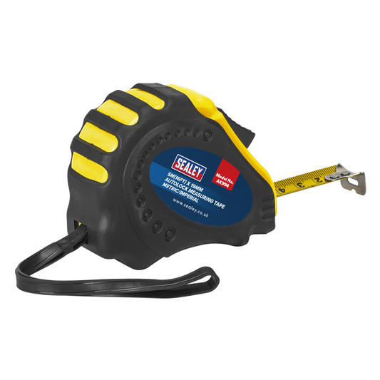 Sealey AK994 Metric/Imperial Auto Lock Tape Measure 5m(16ft) x 19mm