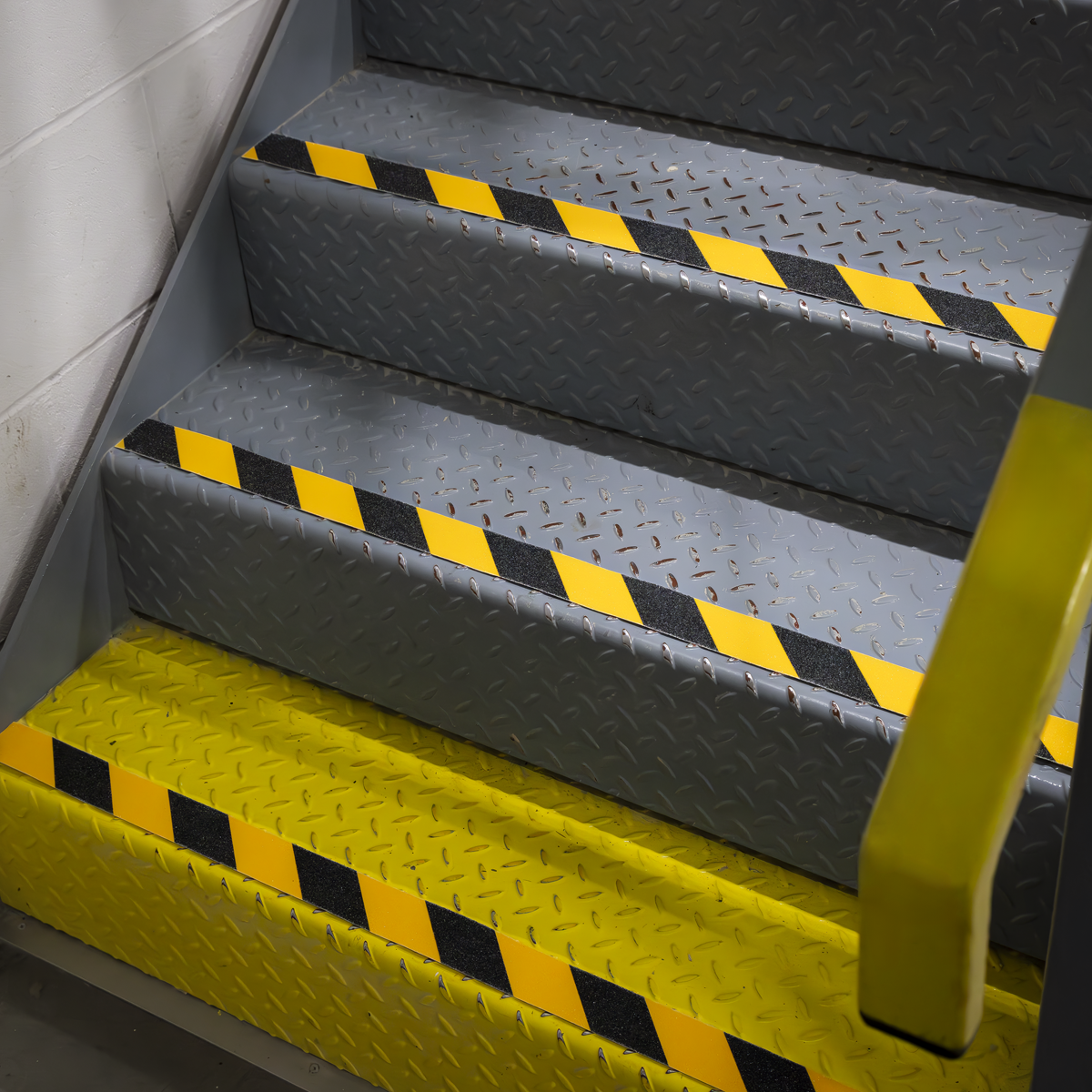 Sealey ANTBY18 Self-Adhesive Anti-Slip Tape 50mm x 18m - Black & Yellow