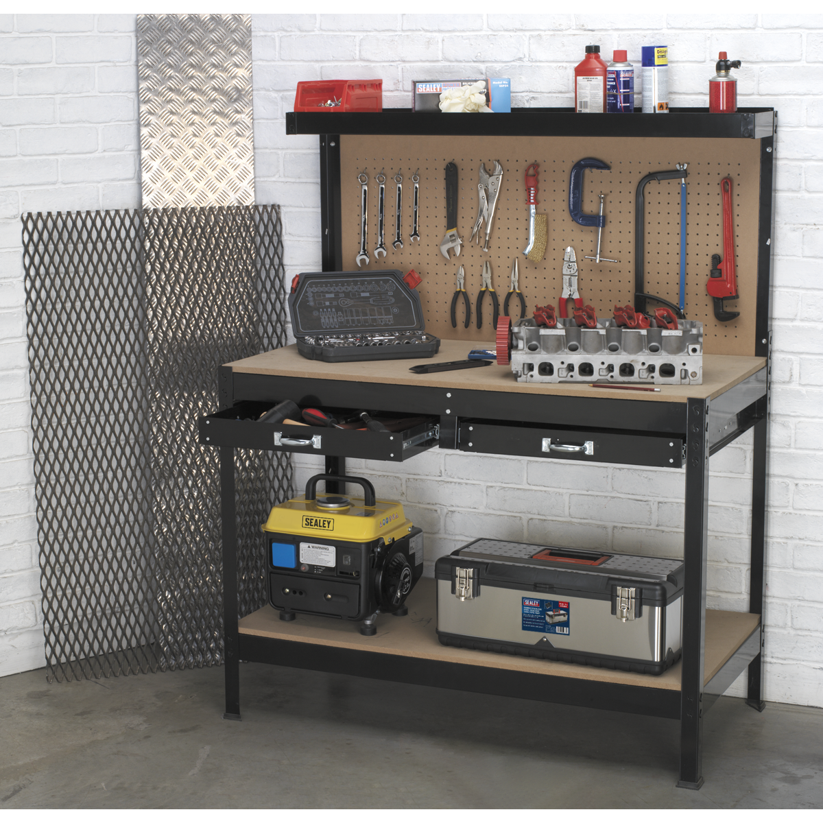 Sealey AP12600 Workstation with 2 Drawers 1.2m