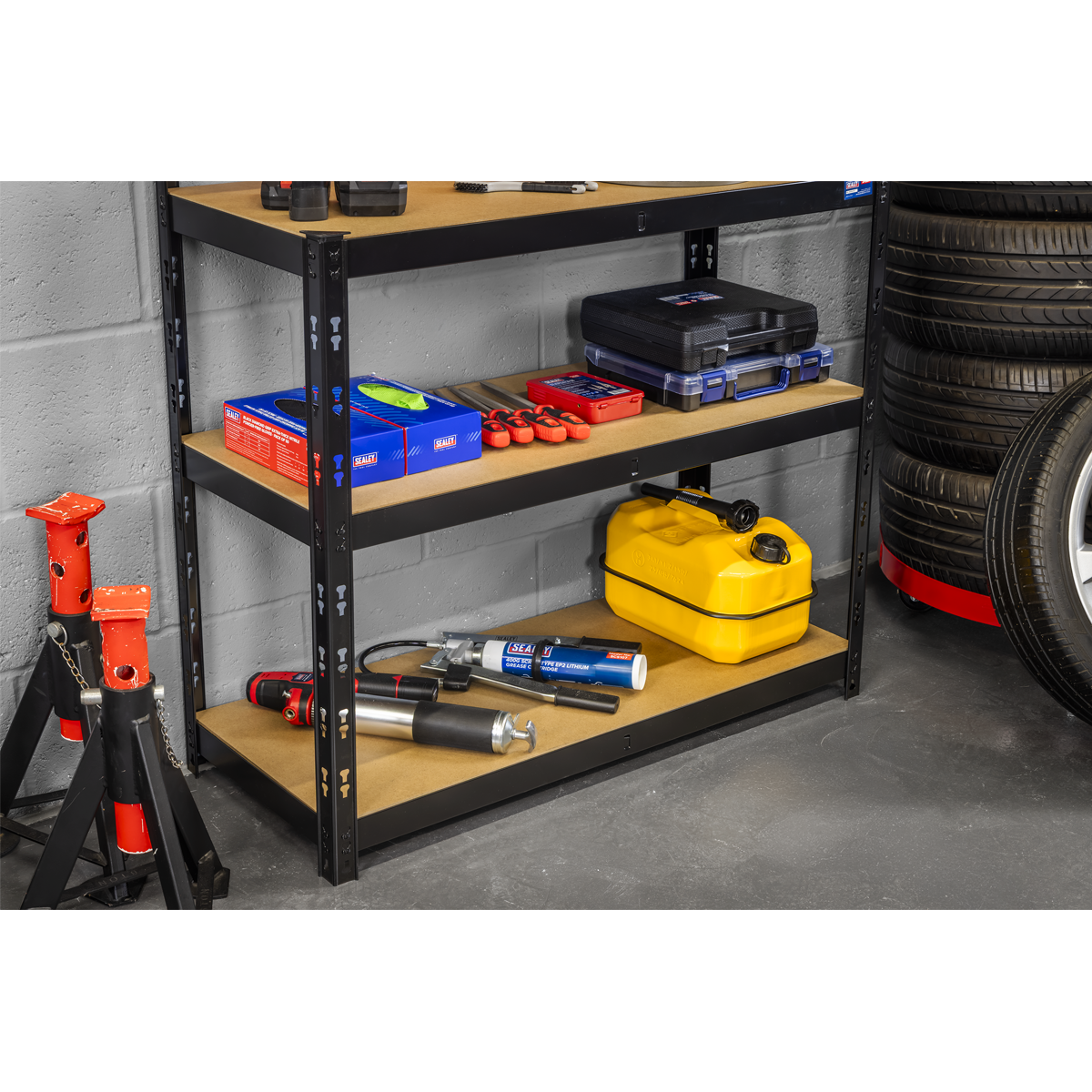 Sealey AP12601 Steel Workbench with Pegboard 1m