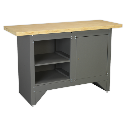 Sealey AP2010 Heavy-Duty Workbench with Cupboard