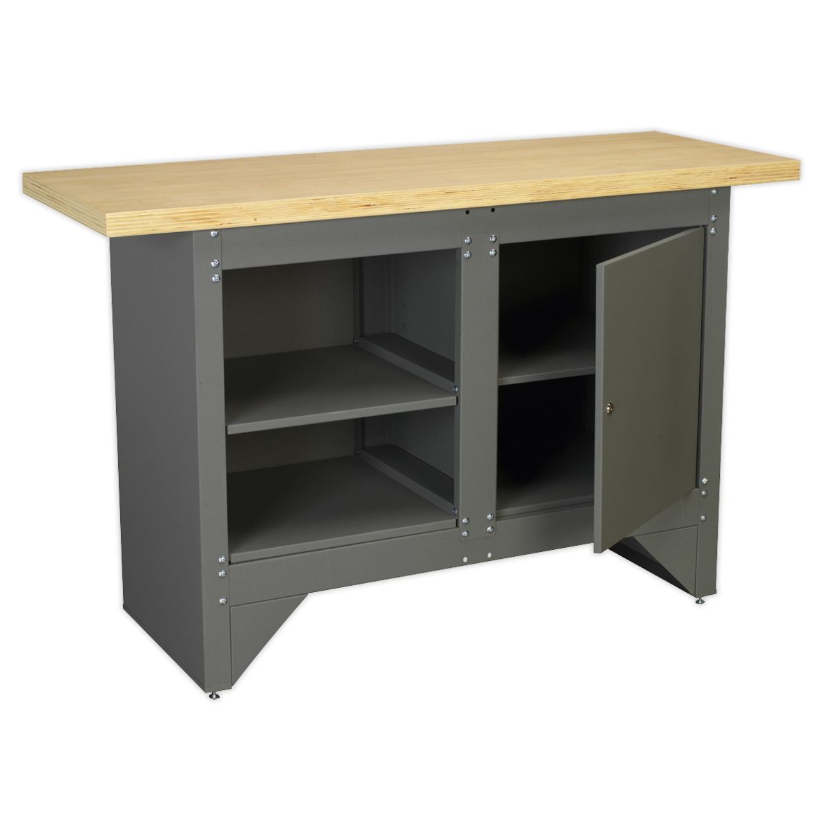 Sealey AP2010 Heavy-Duty Workbench with Cupboard