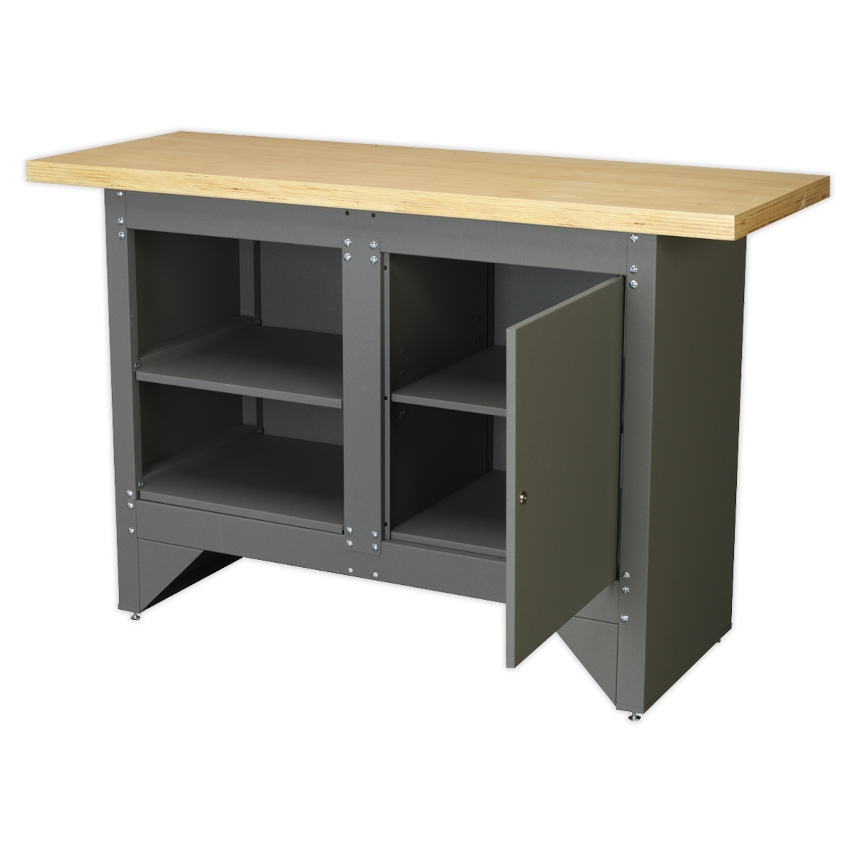 Sealey AP2010 Heavy-Duty Workbench with Cupboard